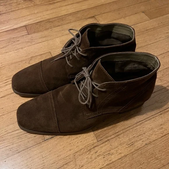 Brown Suede Calvin Klein Dress shoes - Picture 3 of 5